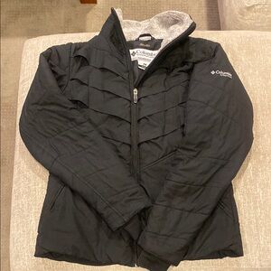 Columbia Black Quilted Omniheat Jacket